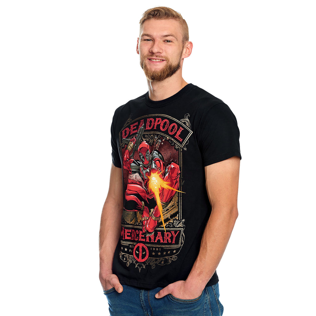 Productafbeelding Deadpool - Huurling T-shirt zwart