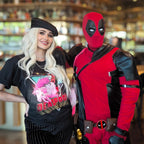 Productafbeelding Deadpool - Unicorn Ride T-shirt zwart