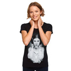 Productafbeelding Star Wars - Leia Portret Dames T-shirt zwart