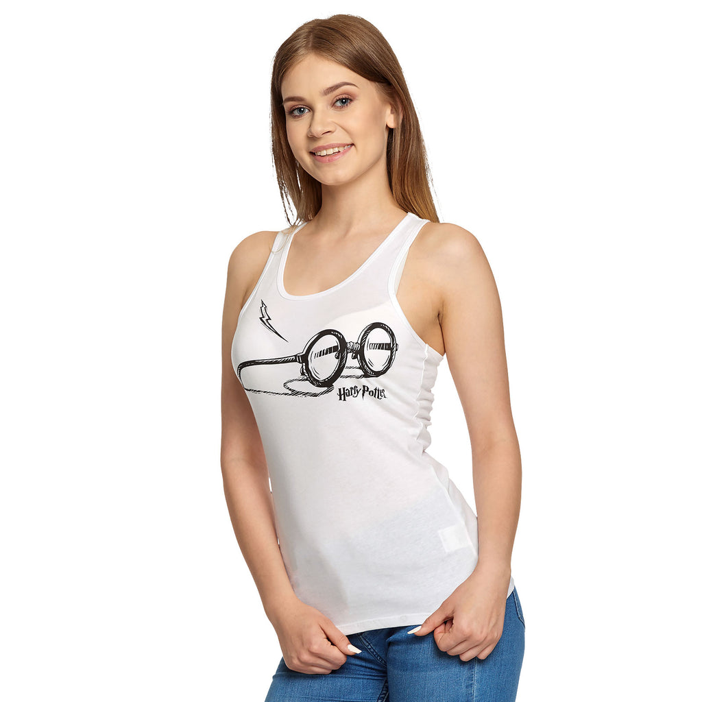 Productafbeelding Harry Potter - Bril Tanktop wit