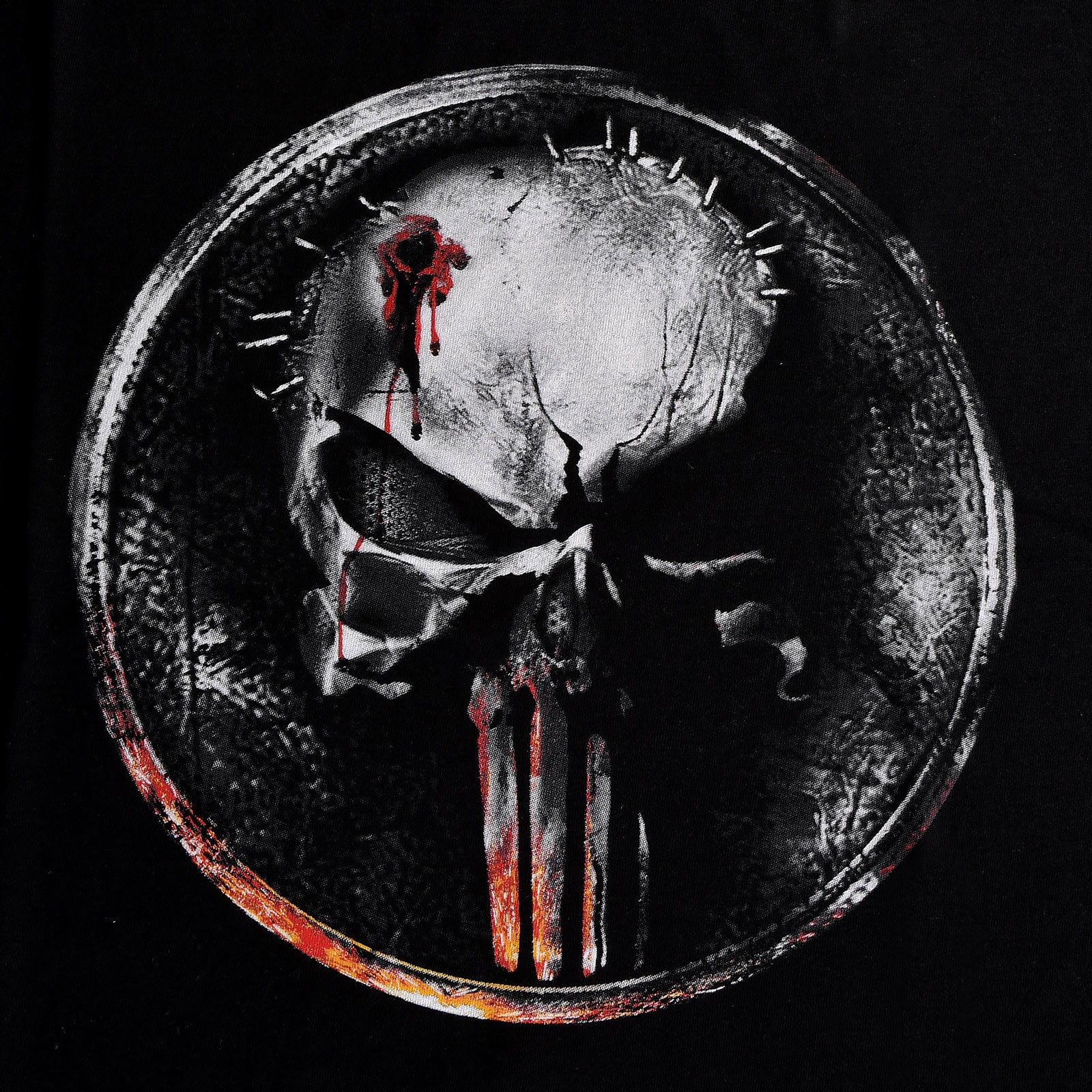 Productafbeelding Punisher - Bloed Logo T-shirt zwart