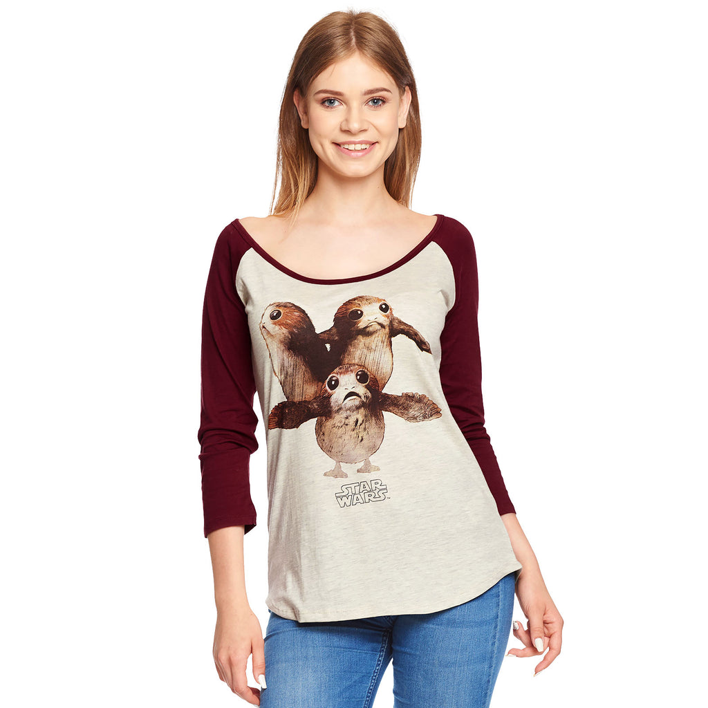 Productafbeelding Star Wars - Triple Porg Longsleeve Dames