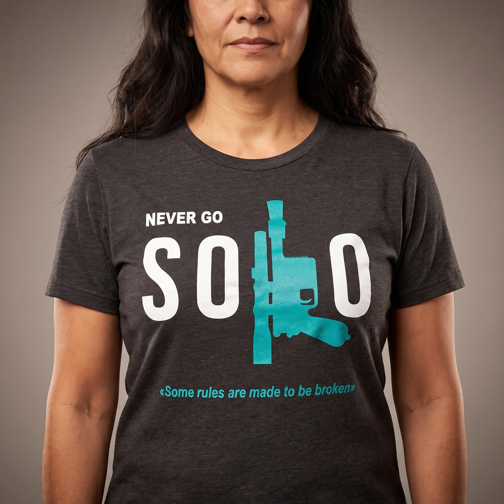 Product image Star Wars - Never Go Solo T-Shirt Grey