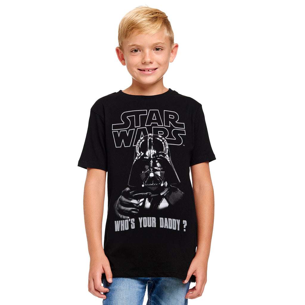 Productafbeelding Star Wars - Darth Vader Who's Your Daddy T-Shirt Kinderen zwart