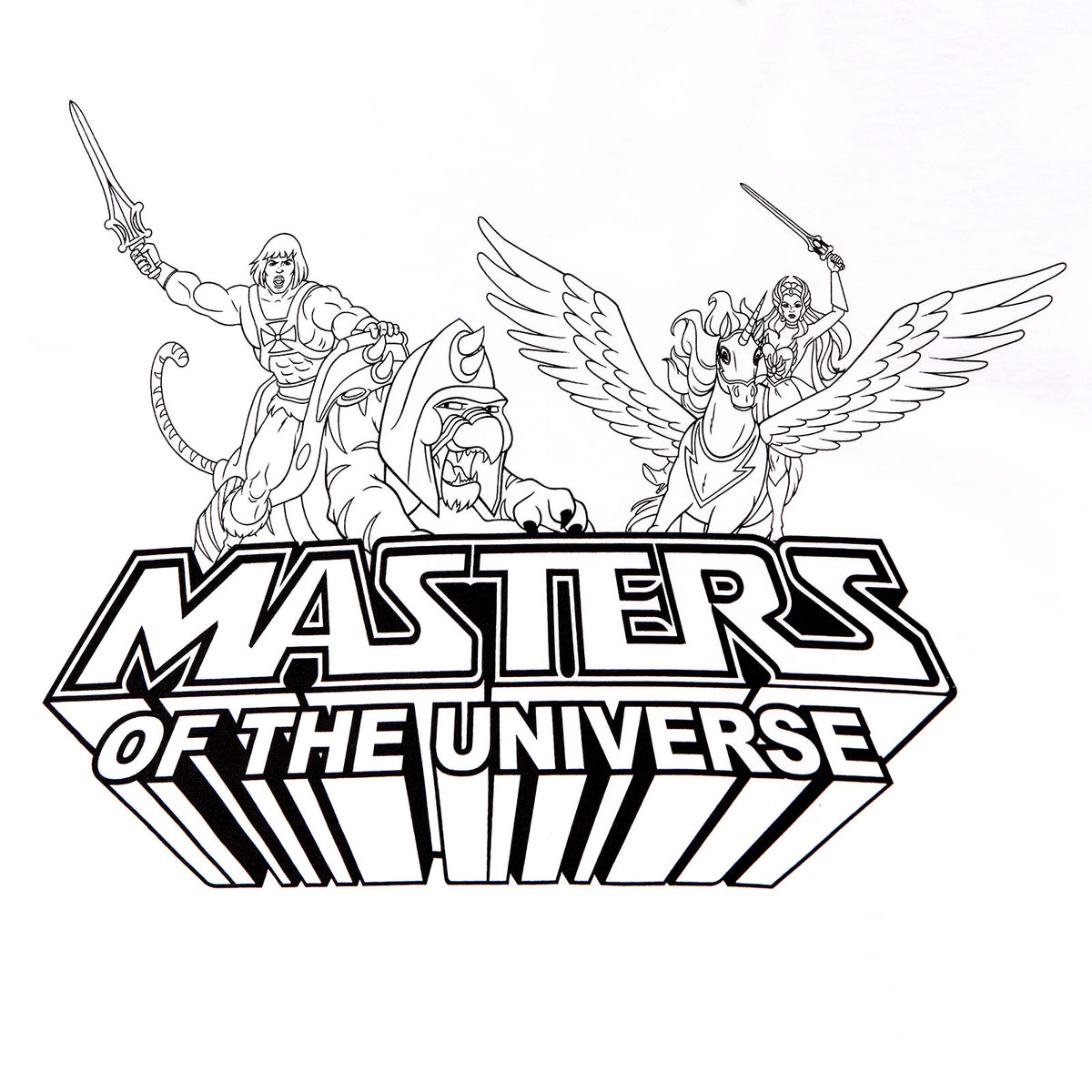 Productafbeelding Masters of the Universe - He-Man & She-Ra T-Shirt