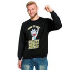 Productafbeelding Rick en Morty - Riggity Wrecked Sweater zwart