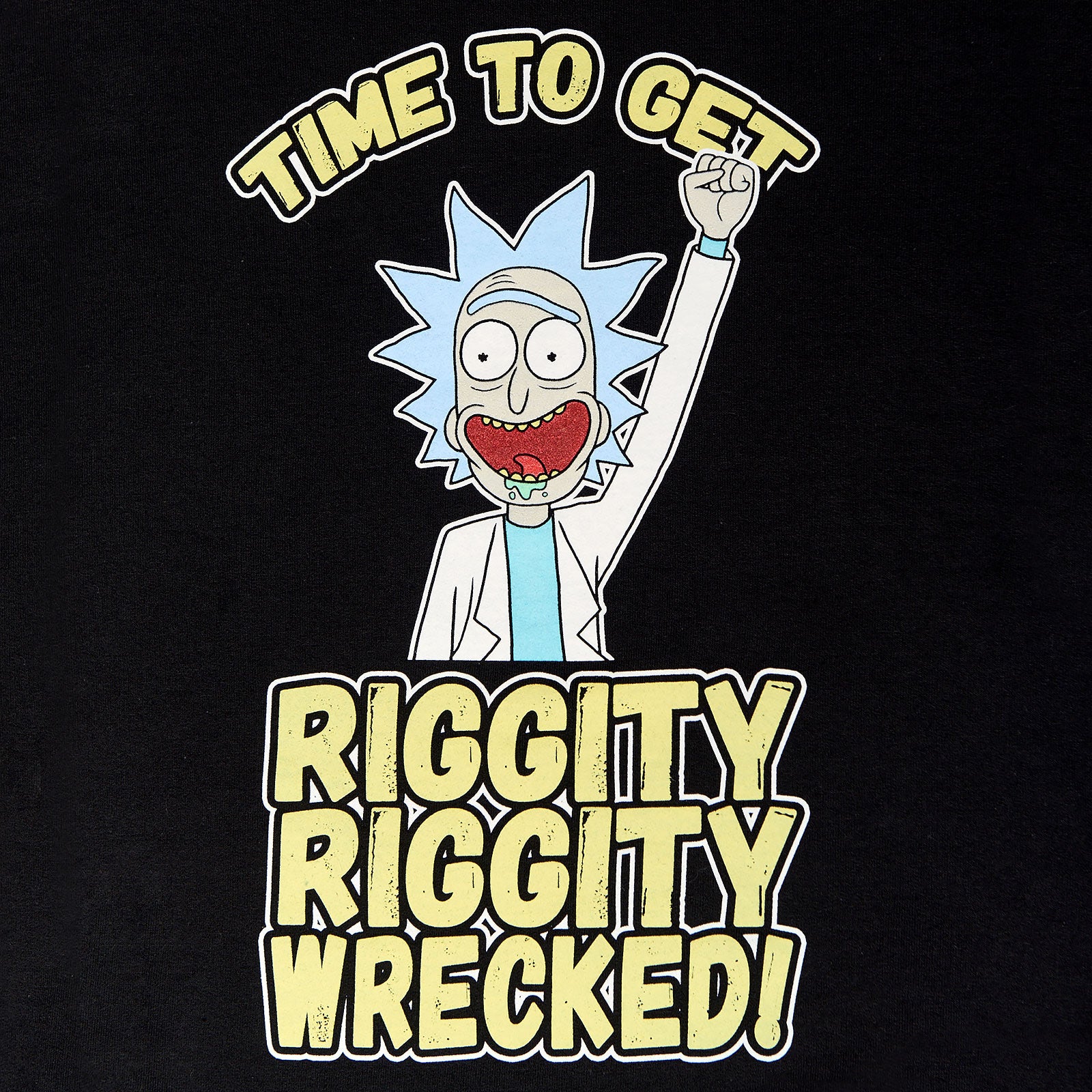 Productafbeelding Rick en Morty - Riggity Wrecked Sweater zwart