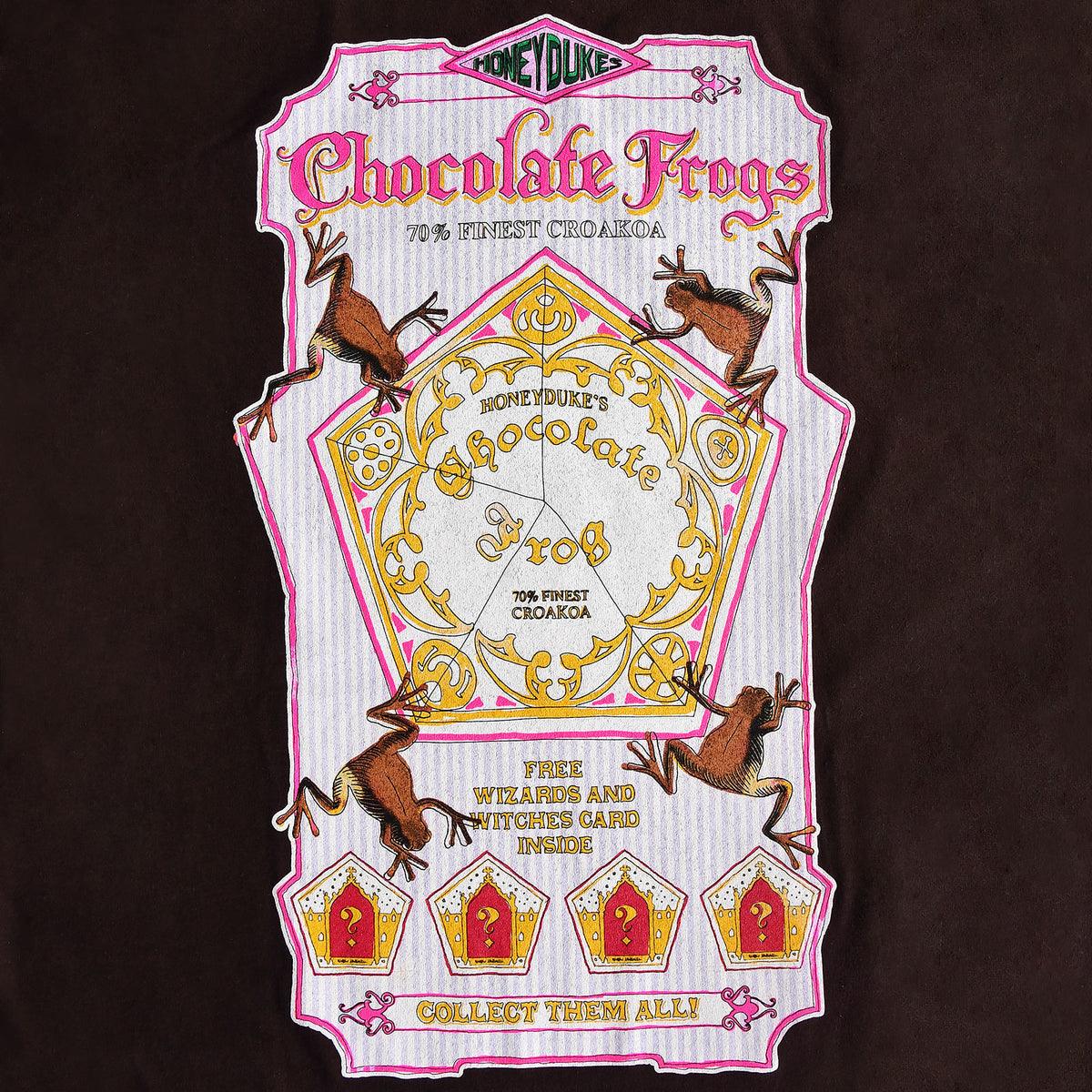 Productafbeelding Harry Potter - Honeydukes Chocolade Kikker Dames T-shirt Bruin