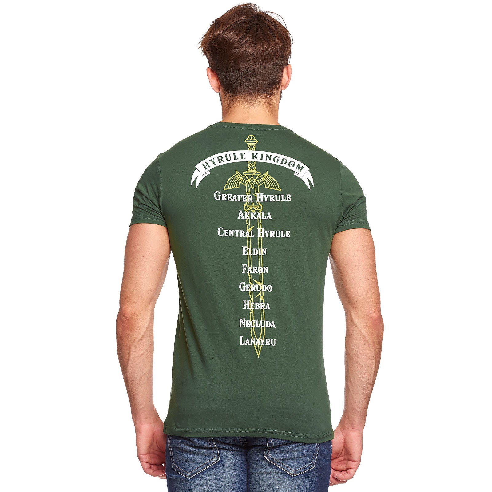 Productafbeelding Zelda - Hyrule Kingdom Tour T-Shirt groen