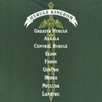 Productafbeelding Zelda - Hyrule Kingdom Tour T-Shirt groen