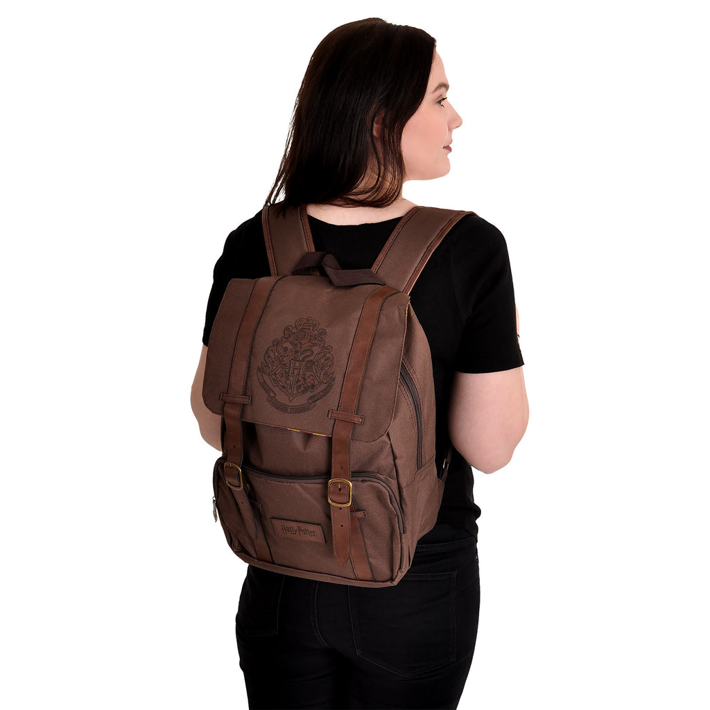 Productafbeelding Harry Potter - Hogwarts Wapen Rugzak Bruin