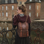 Productafbeelding Harry Potter - Hogwarts Wapen Rugzak Bruin