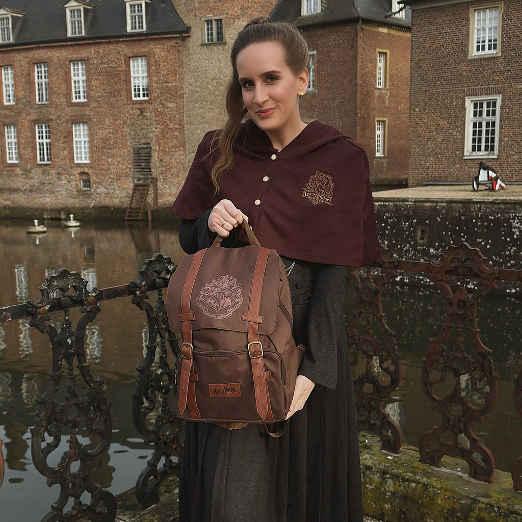 Productafbeelding Harry Potter - Hogwarts Wapen Rugzak Bruin