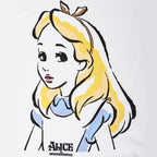 Productafbeelding Alice in Wonderland - Portret T-shirt Dames wit