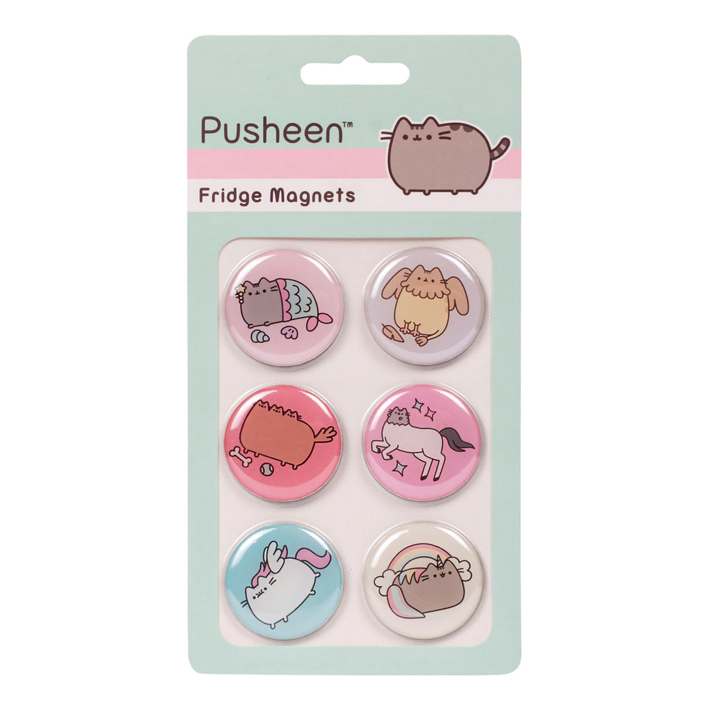 Productafbeelding Pusheen - Button 6-delige Magneetset