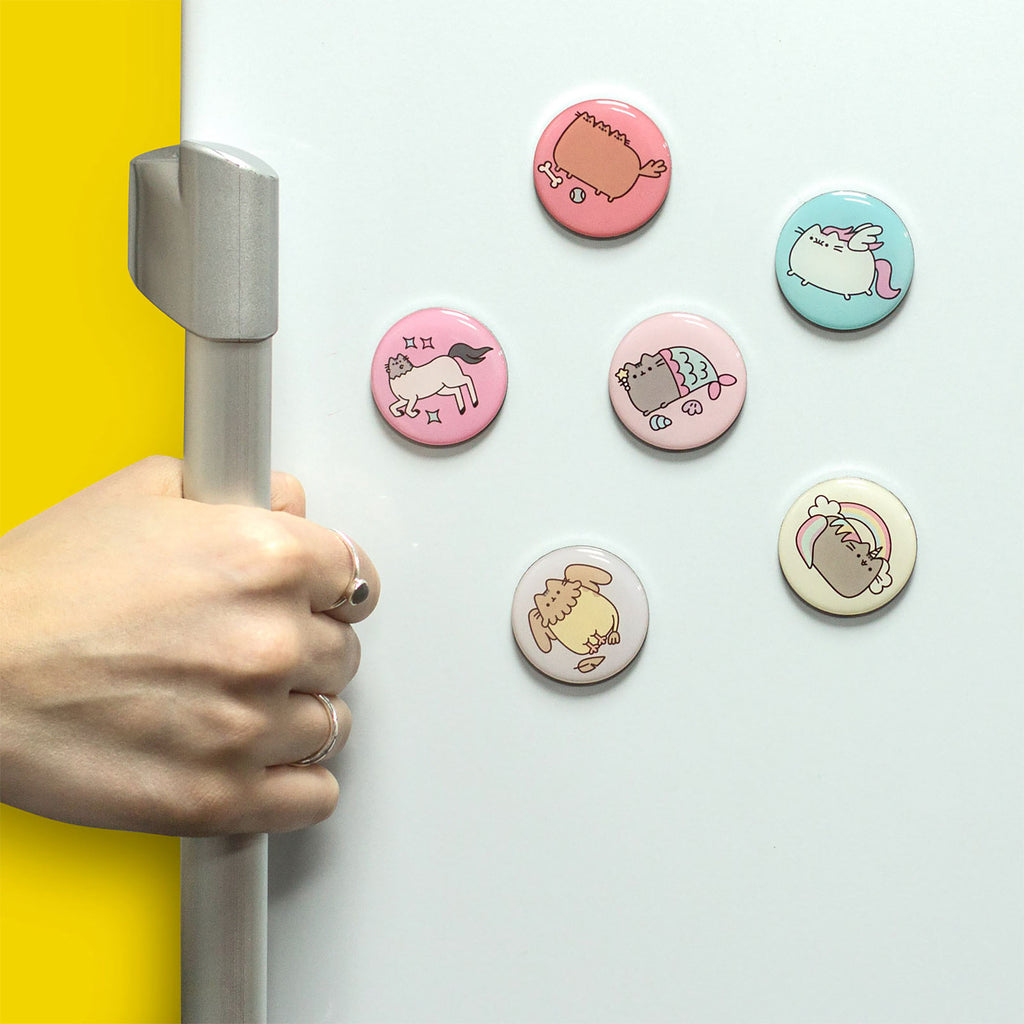 Productafbeelding Pusheen - Button 6-delige Magneetset