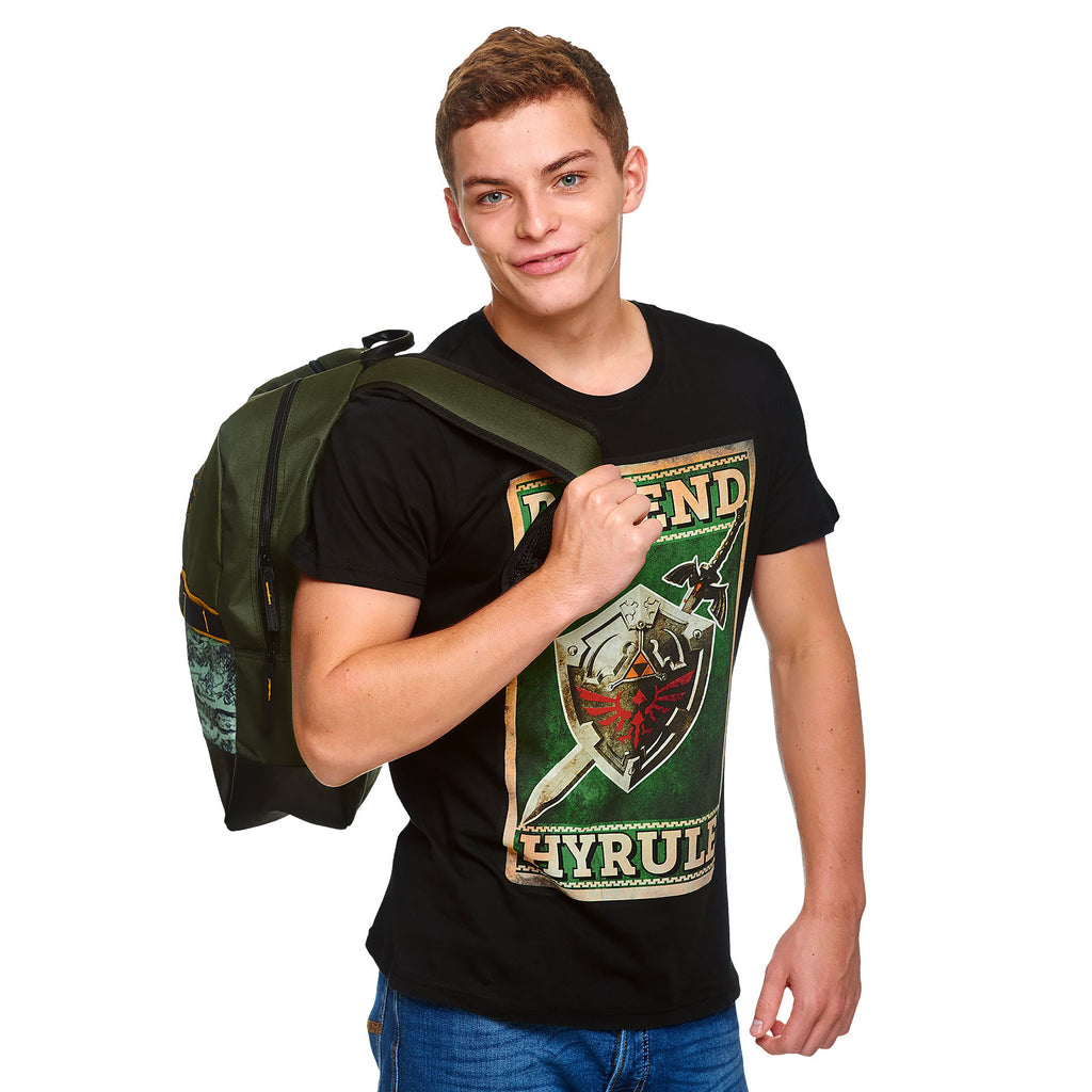 Productafbeelding Zelda - Defend Hyrule Propaganda Poster T-Shirt Zwart