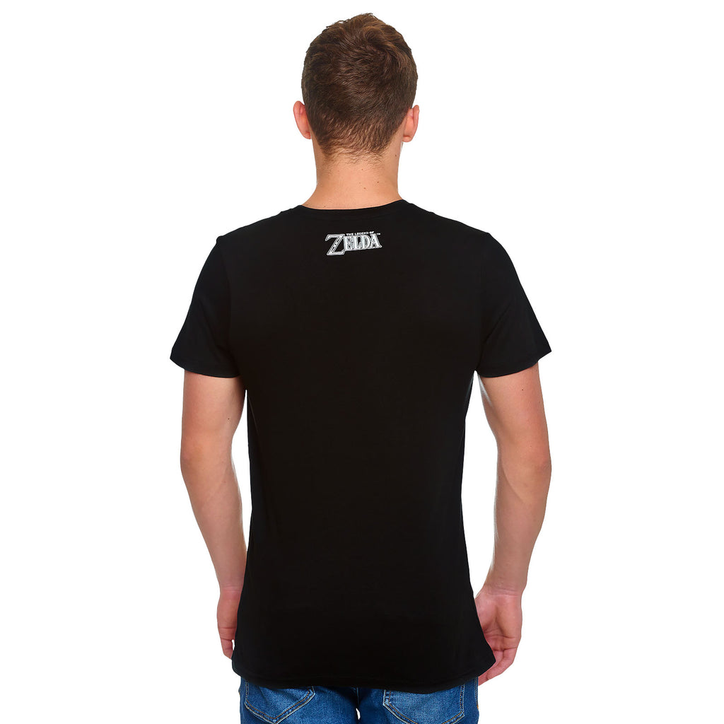 Productafbeelding Zelda - Defend Hyrule Propaganda Poster T-Shirt Zwart