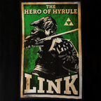 Productafbeelding Zelda - Link Held van Hyrule Propaganda Poster T-Shirt Zwart