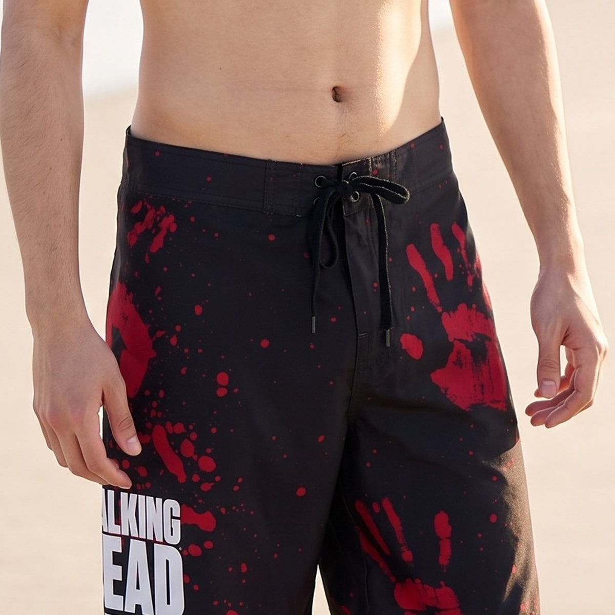 Productafbeelding Walking Dead - Bloedhanden Zwemshorts Zwart