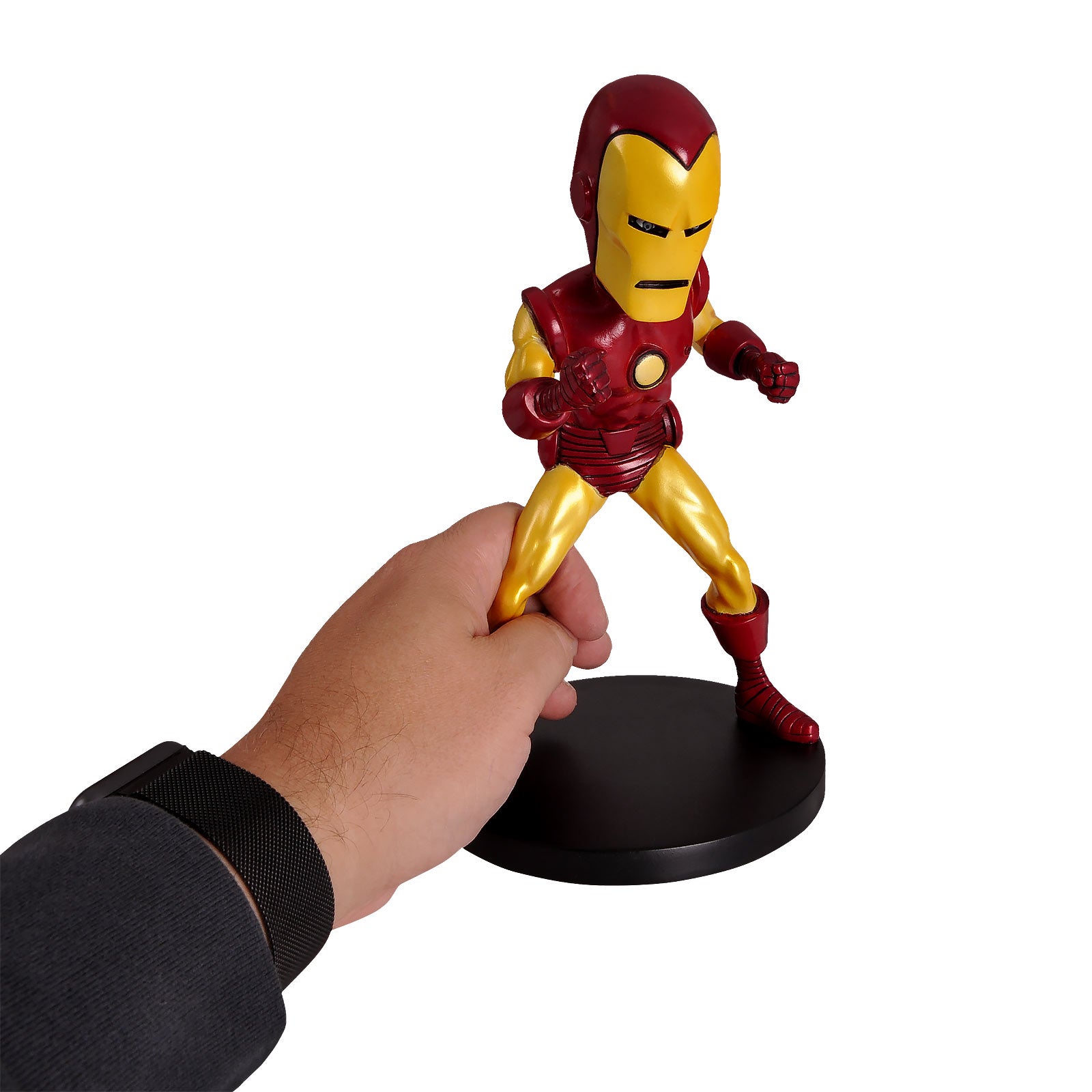 Productafbeelding Iron Man - Head Knockers Bobblehead Figuur Deluxe