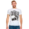 Productafbeelding Terug naar de Toekomst - Einstein met DeLorean T-shirt wit