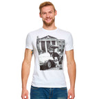 Productafbeelding Terug naar de Toekomst - Einstein met DeLorean T-shirt wit