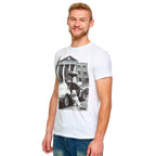 Productafbeelding Terug naar de Toekomst - Einstein met DeLorean T-shirt wit