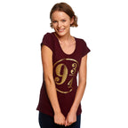 Productafbeelding Harry Potter - Perron 9 3/4 Dames T-shirt Rood