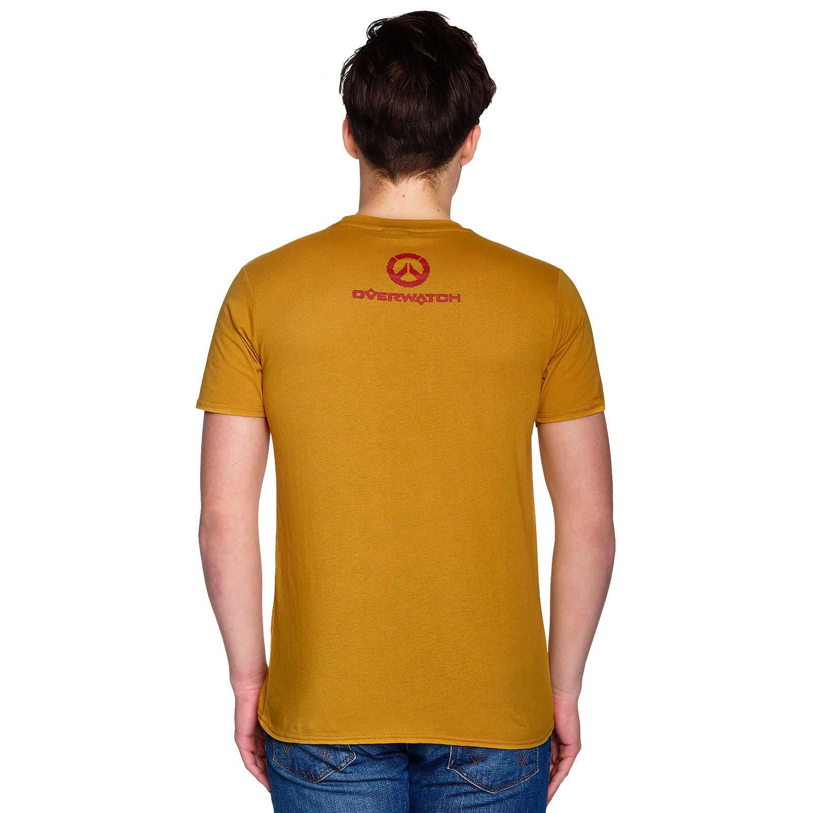Productafbeelding Overwatch - Zenyatta Pixel T-shirt geel
