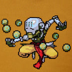 Productafbeelding Overwatch - Zenyatta Pixel T-shirt geel