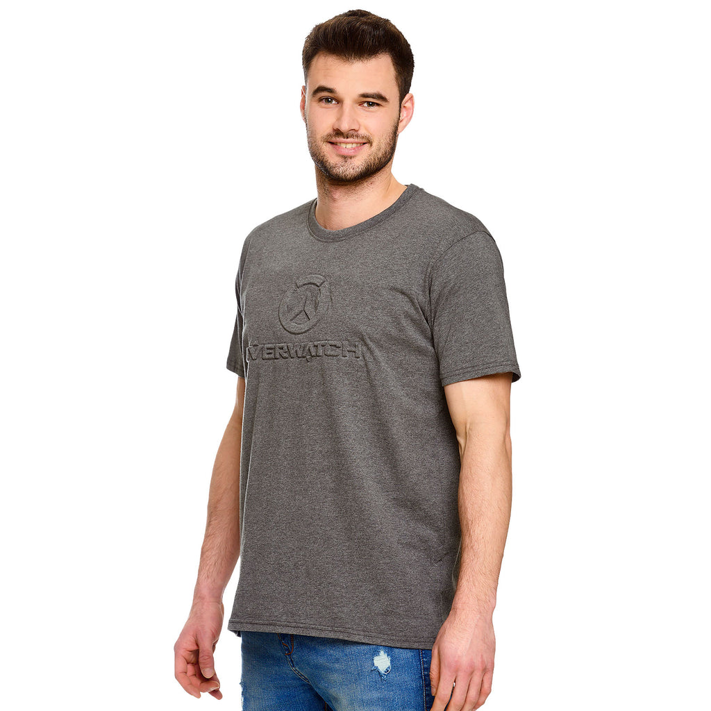 Productafbeelding Overwatch - 3D Logo T-shirt grijs