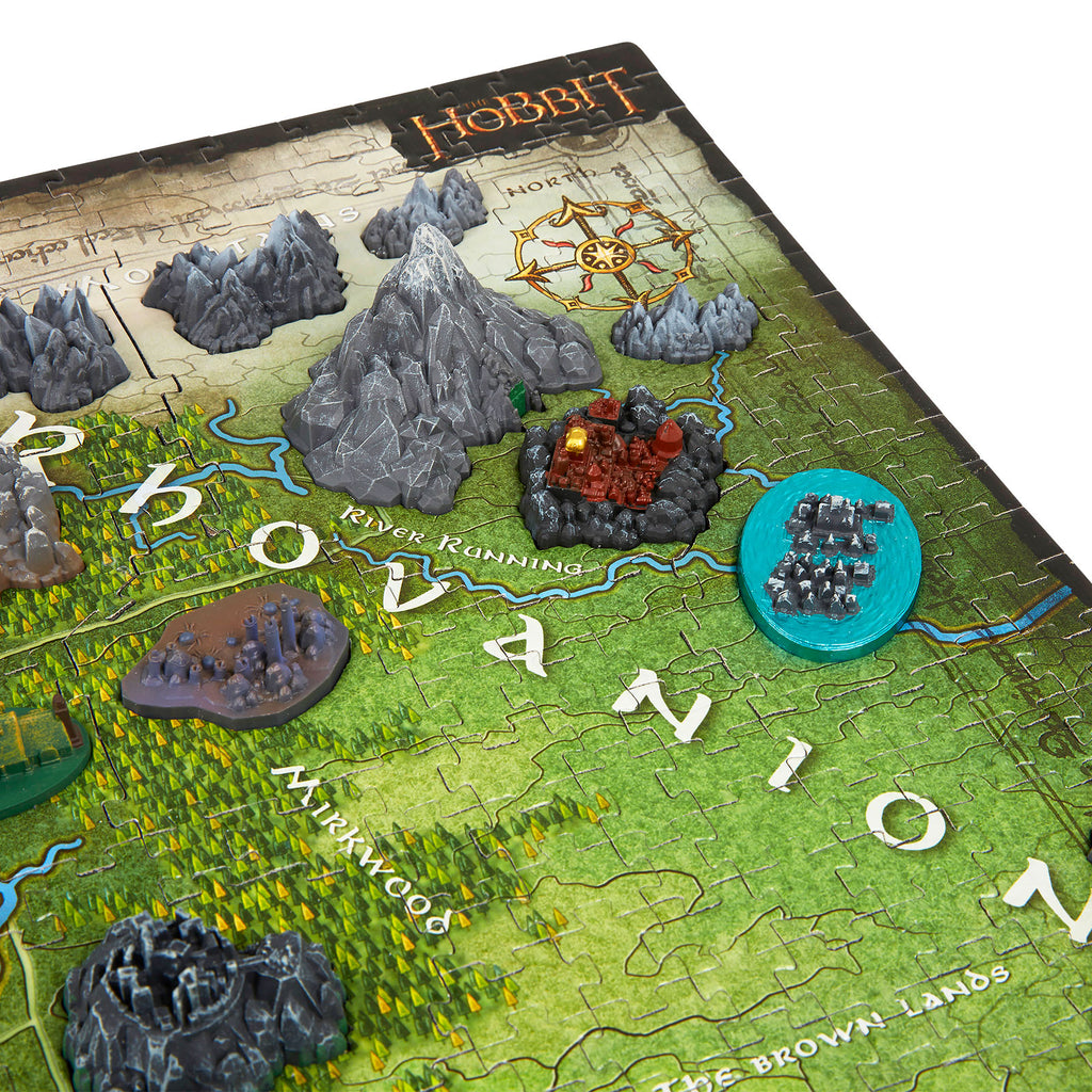 Productafbeelding Lord of the Rings - Kaart van Midden-aarde 4D puzzel