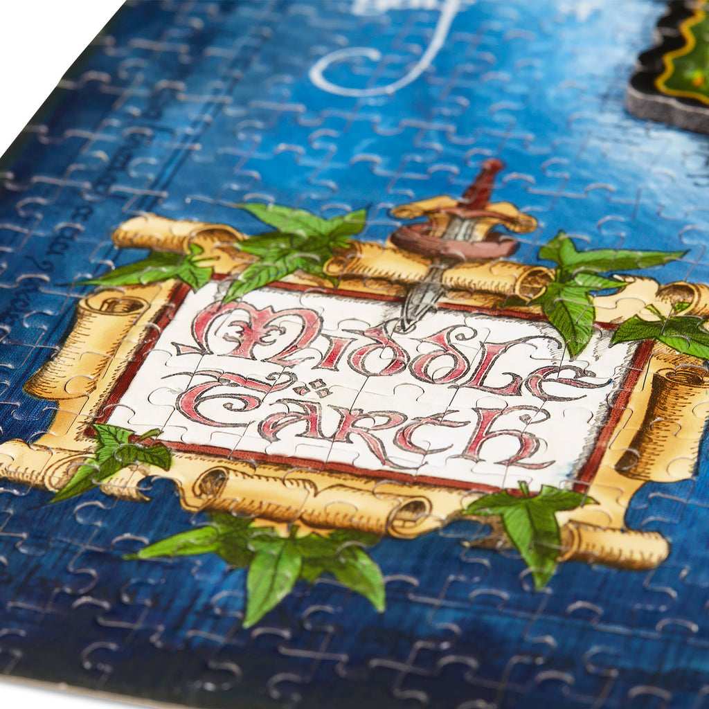 Productafbeelding Lord of the Rings - Kaart van Midden-aarde 4D puzzel