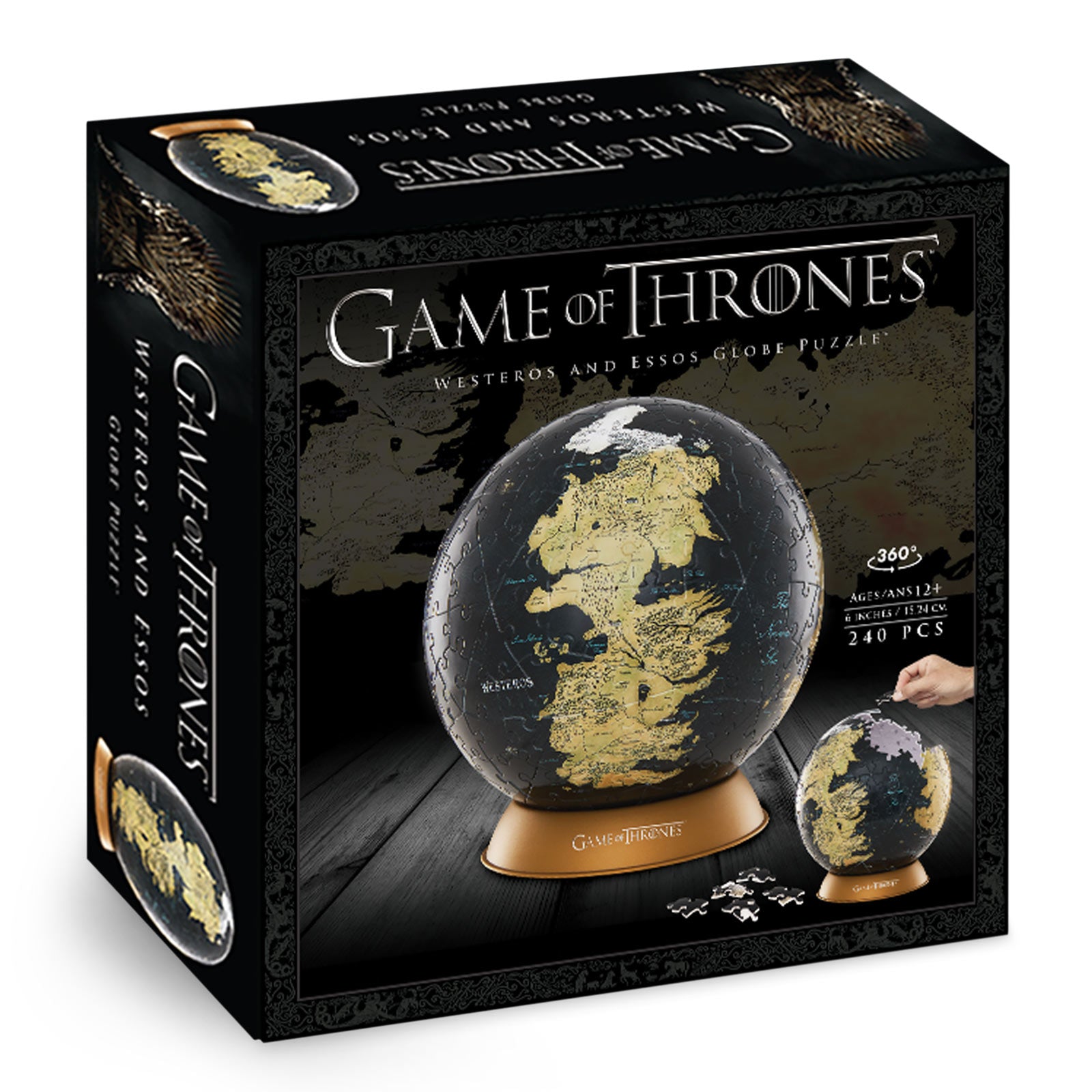 Productafbeelding Game of Thrones - Westeros en Essos 3D Mini Puzzel