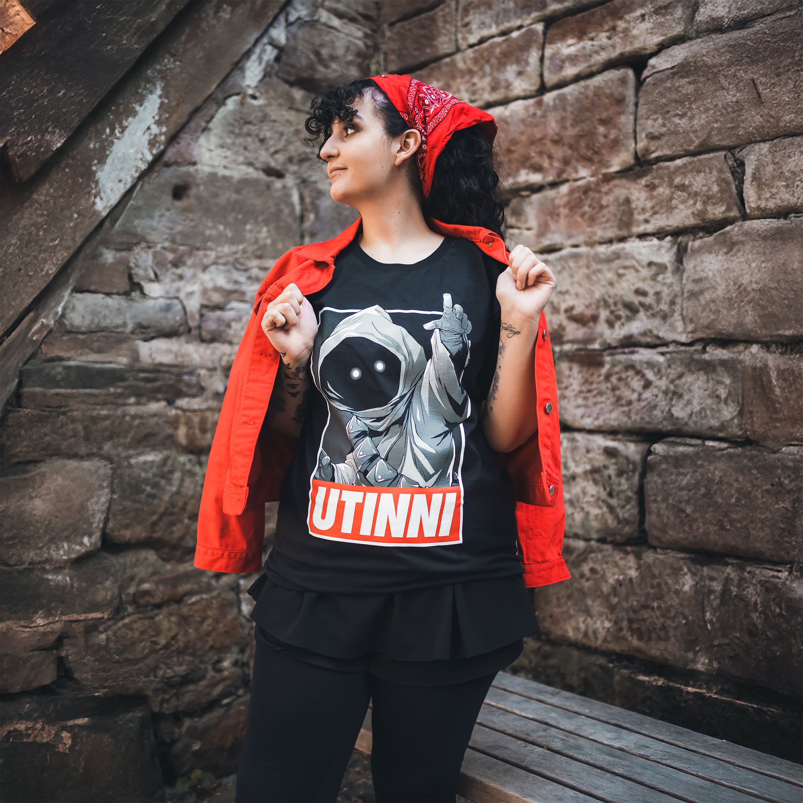 Productafbeelding Star Wars - Jawa Utinni T-shirt zwart