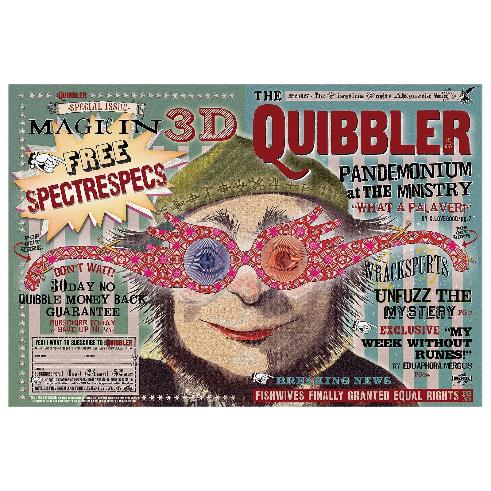 Productafbeelding Harry Potter - Het Kibbelaar Cover Premium Puzzel