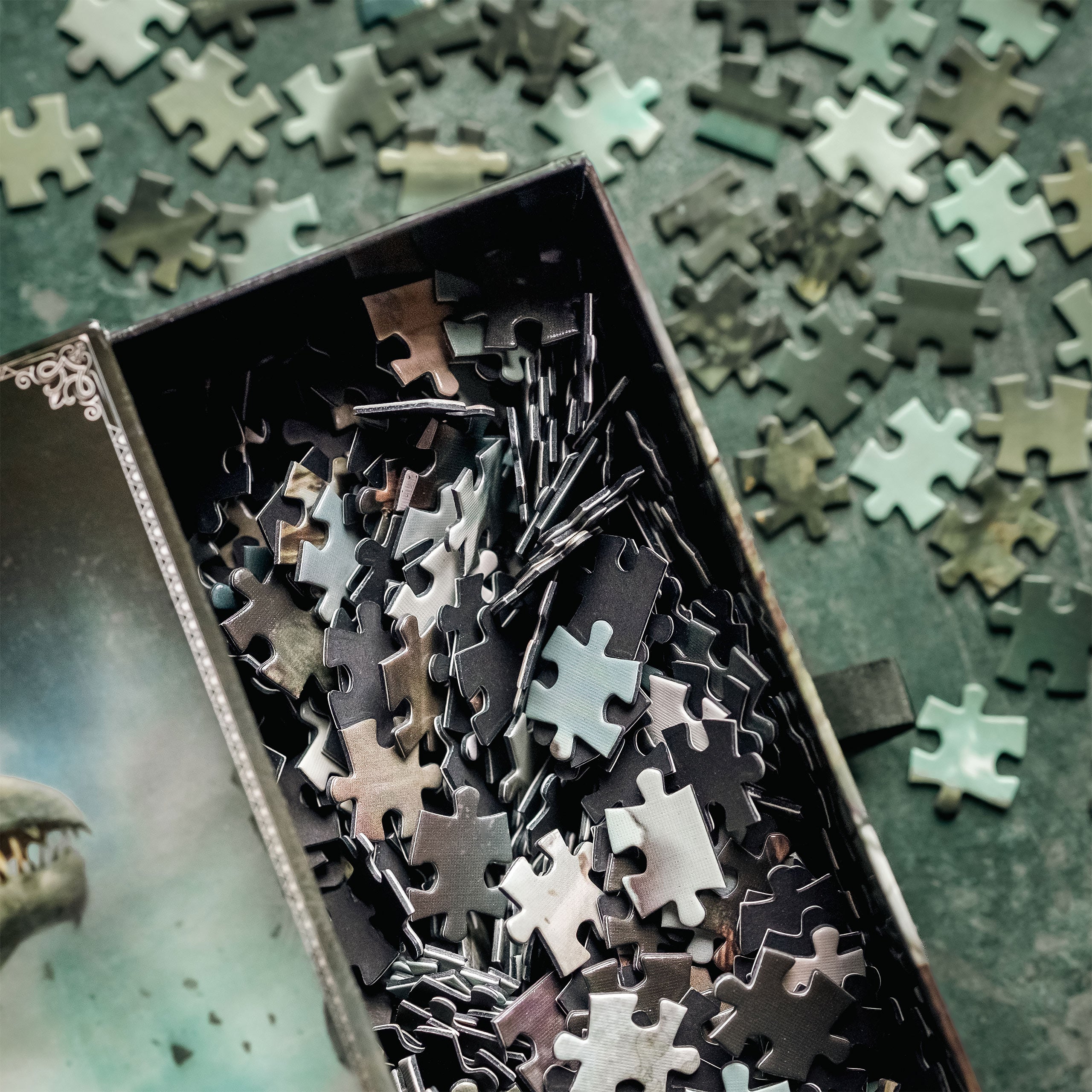 Productafbeelding Harry Potter - Gringotts Bank met Draak Premium Puzzel