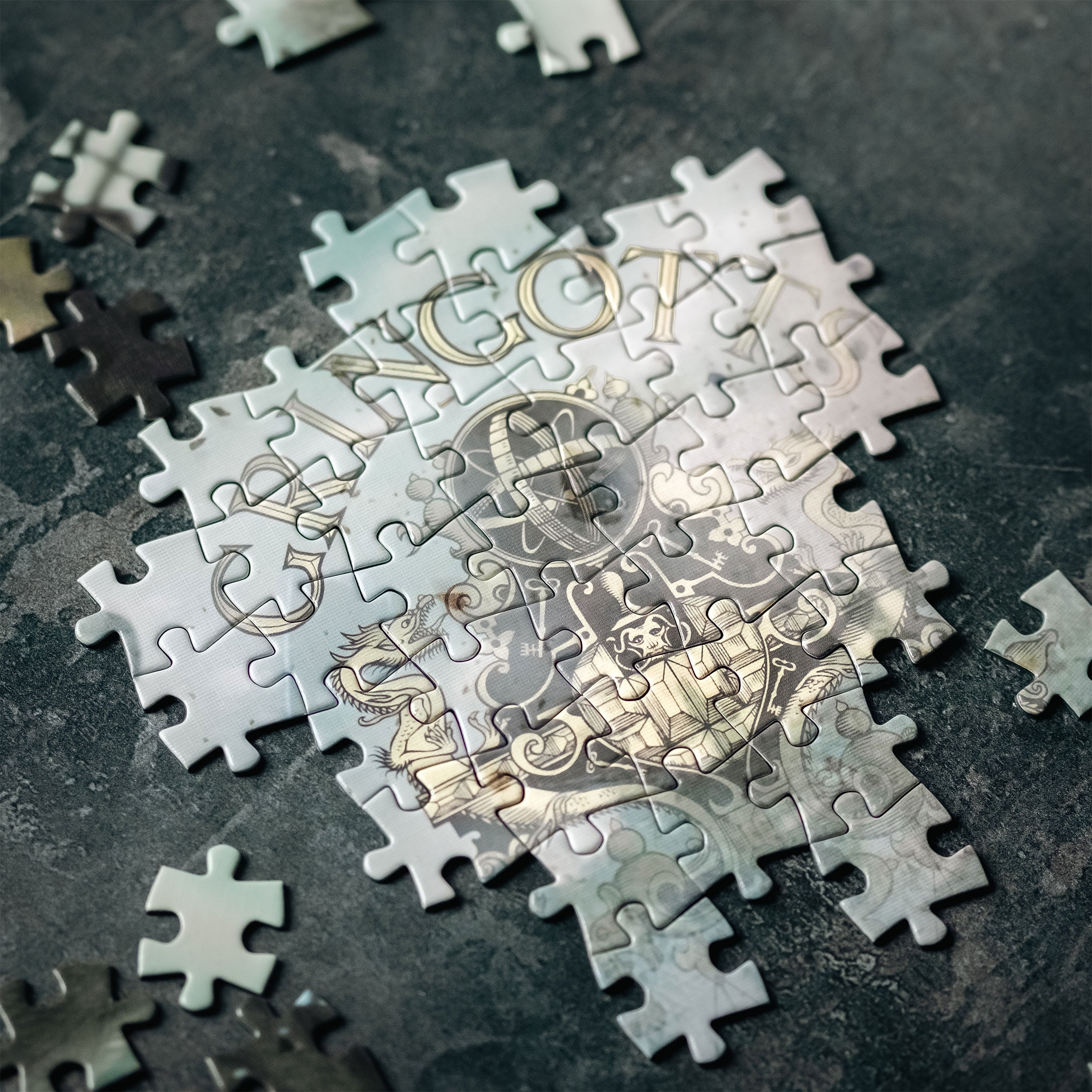 Productafbeelding Harry Potter - Gringotts Bank met Draak Premium Puzzel