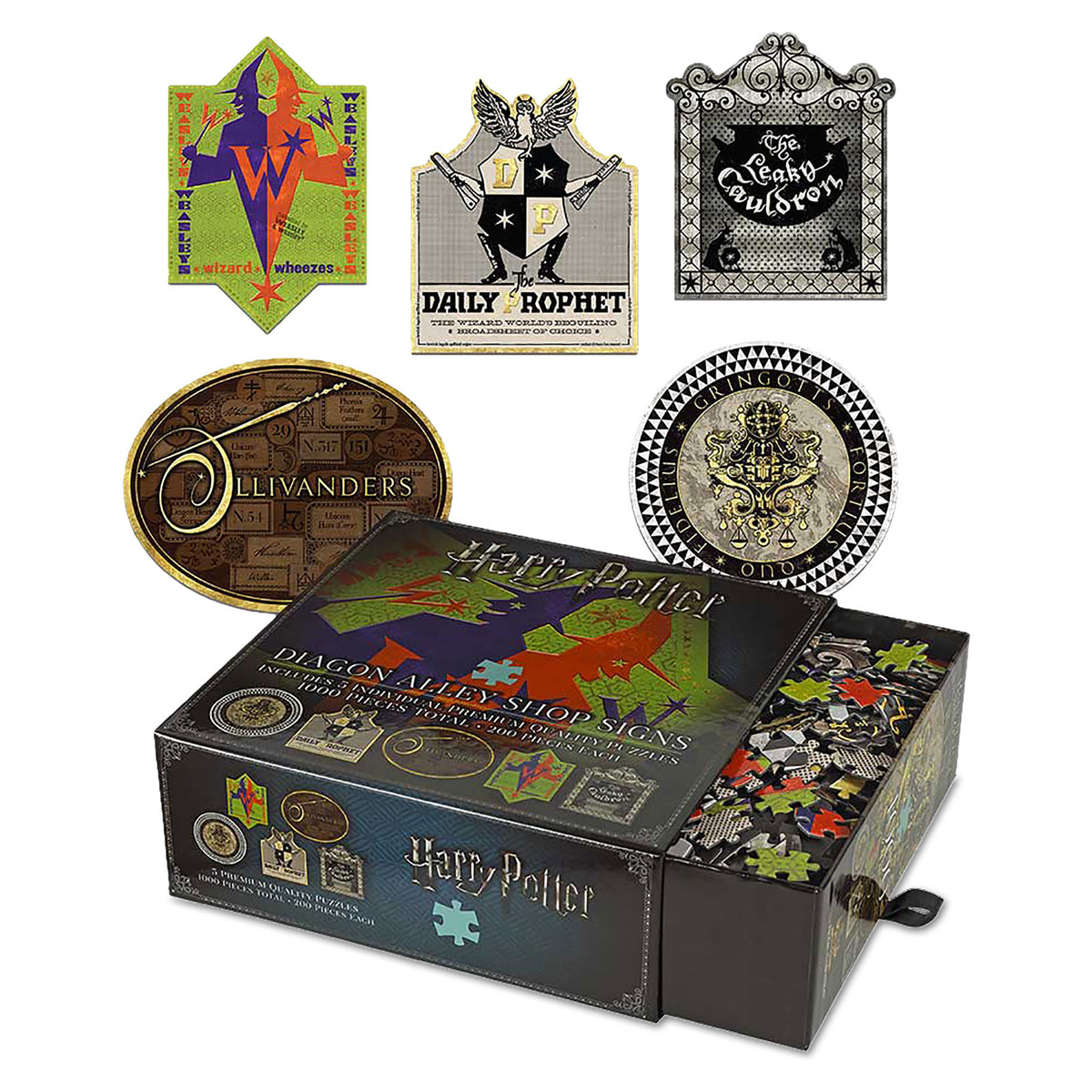 Productafbeelding Harry Potter - Wegisweg Borden Premium Puzzelset