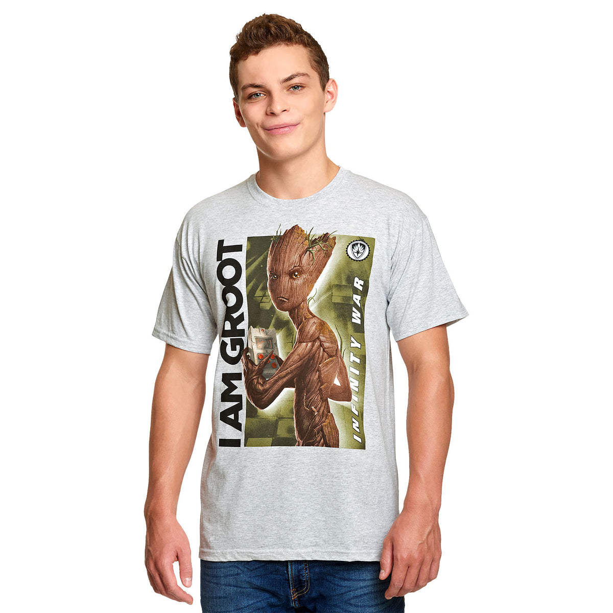 Productafbeelding Avengers - Tiener Groot Infinity War T-Shirt Grijs