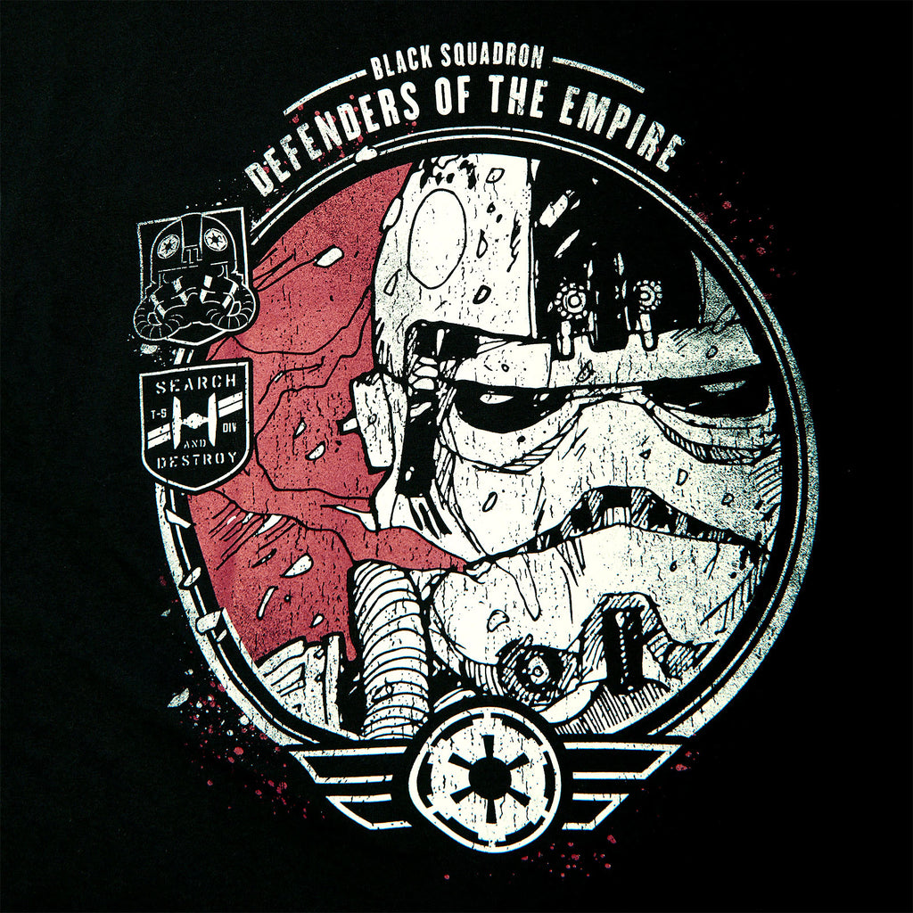 Productafbeelding Star Wars - Black Squadron T-shirt Zwart