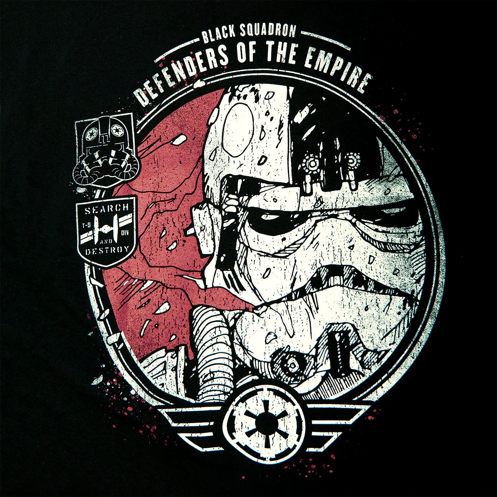 Productafbeelding Star Wars - Black Squadron T-shirt Zwart