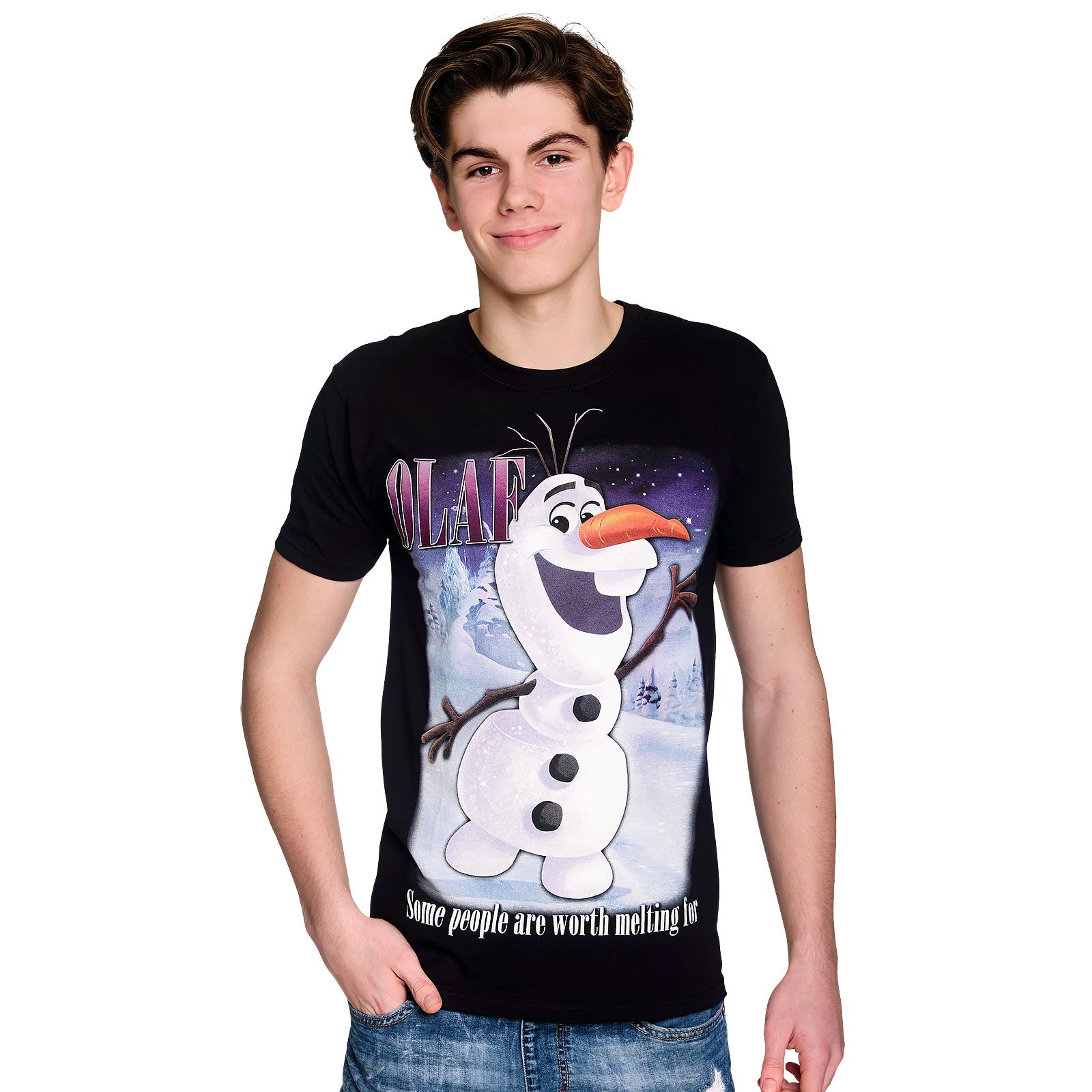 Productafbeelding Frozen - Olaf Worth Melting For T-shirt zwart