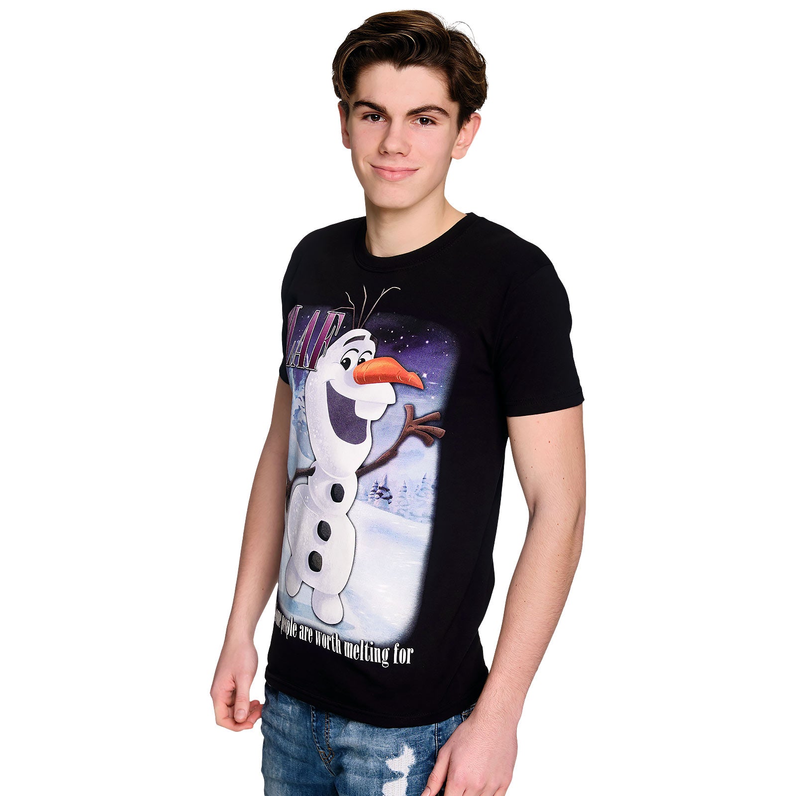 Productafbeelding Frozen - Olaf Worth Melting For T-shirt zwart