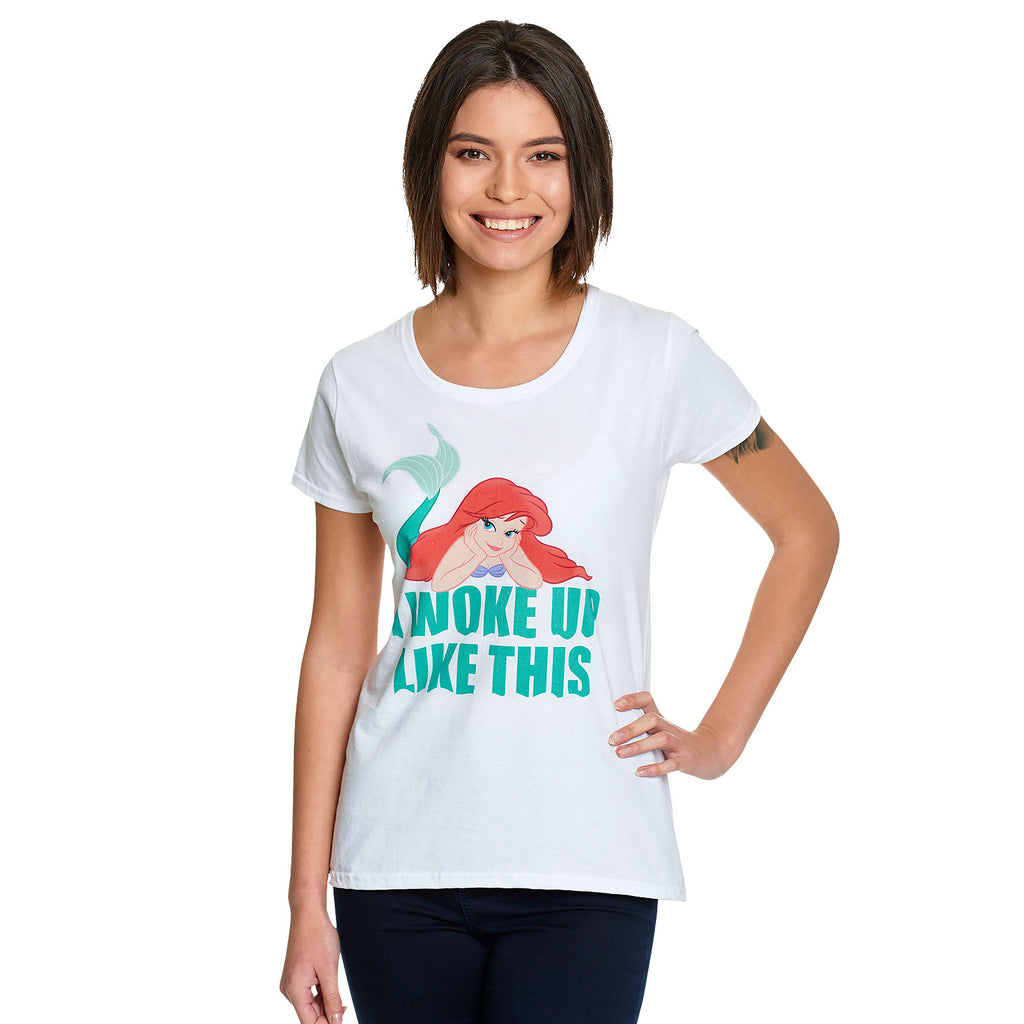 Productafbeelding Ariel - Woke Up Like This Dames T-Shirt Wit