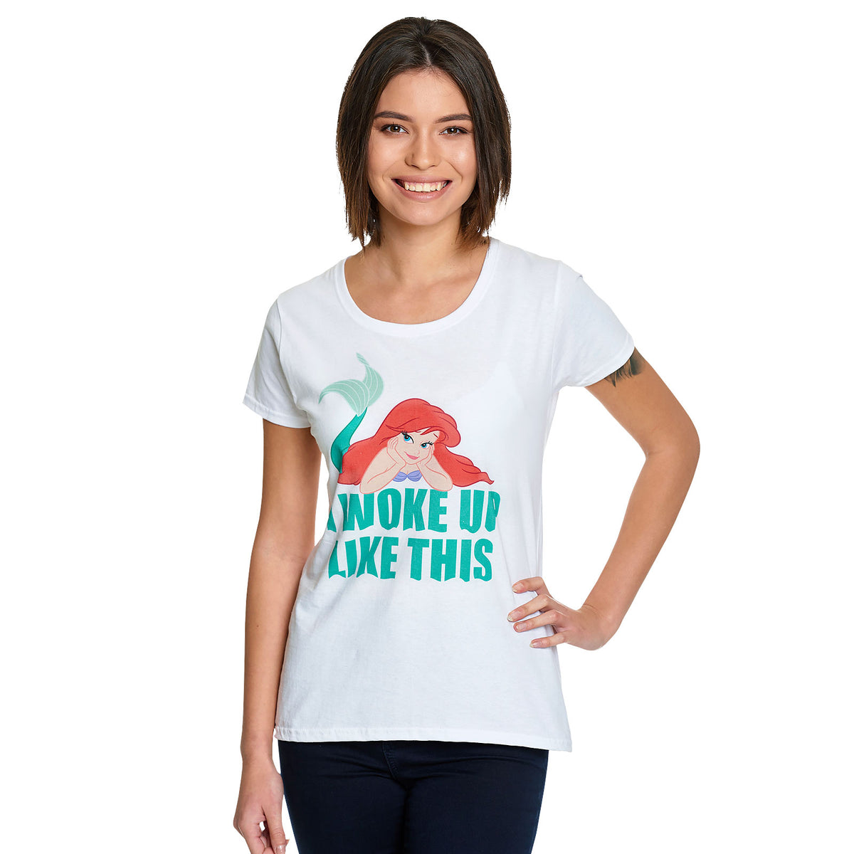 Productafbeelding Ariel - Woke Up Like This Dames T-Shirt Wit