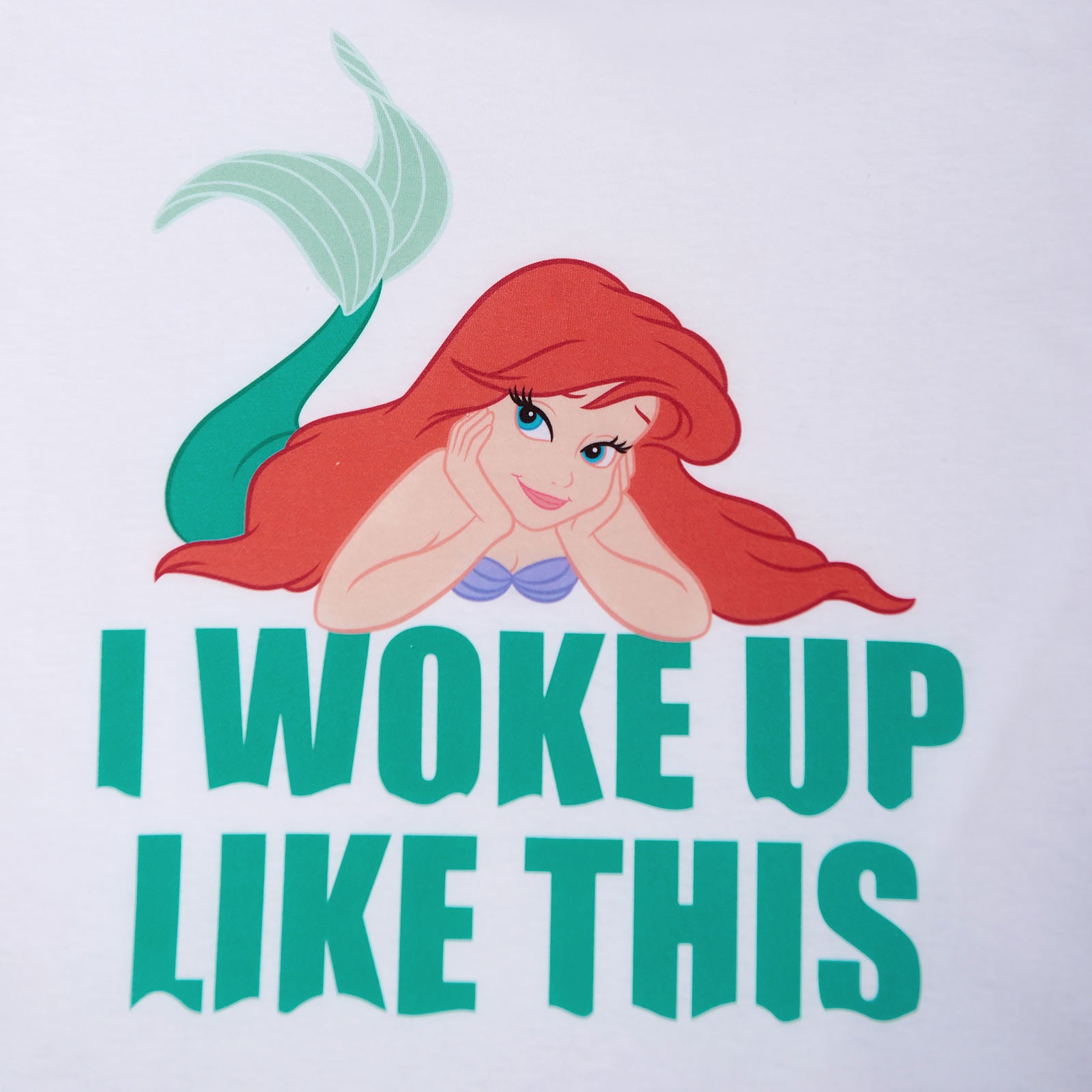 Productafbeelding Ariel - Woke Up Like This Dames T-Shirt Wit