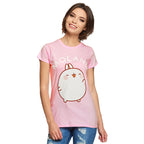Productafbeelding Molang - Happy Dames T-shirt Roze