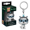 Productafbeelding Rick en Morty - Snowball Funko Pop Sleutelhanger